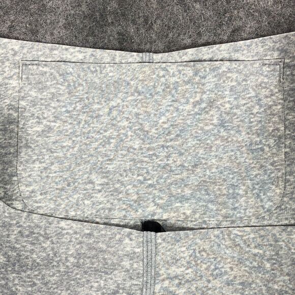 VS PINK Active Leggings Large Gray Heather Wide Band Compression High Rise - Picture 6 of 12